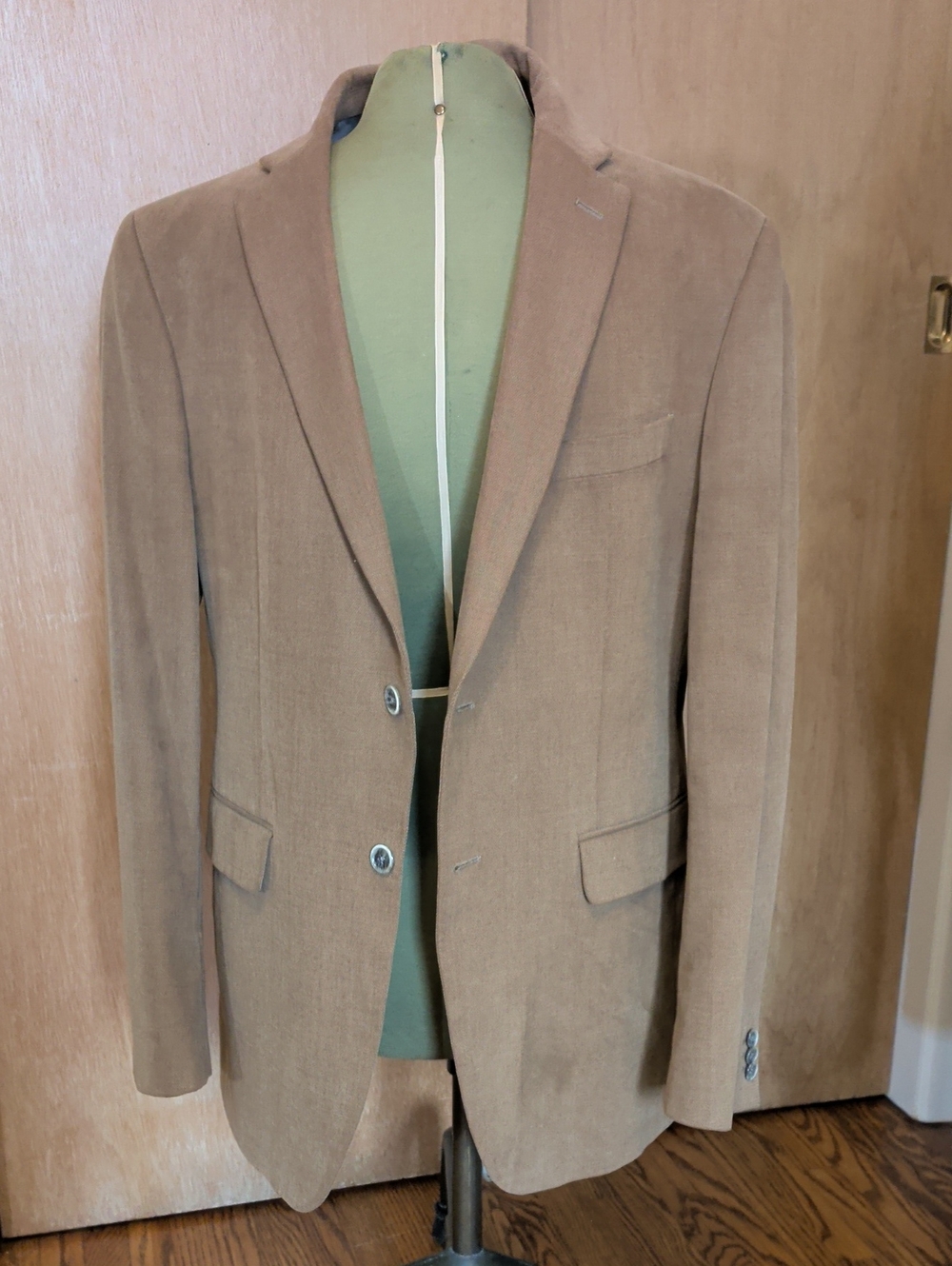 Banana Republic Light Brown Two-Button Sport Coat